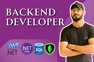 do website backend development as full stack web developer