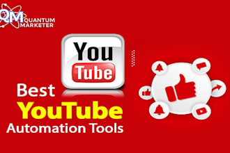 develop instagram API bot, twitter API bot, youtube API bot, tiktok API bot