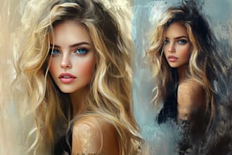 draw your portrait in realistic style