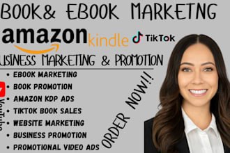 do viral tiktok ads booktok amazon kdp ads audiobook promotion ebook marketing