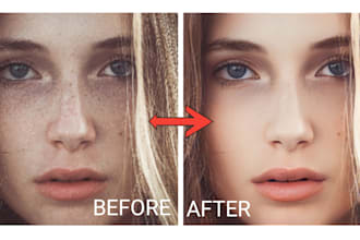 natural  , portrait  ,  skin  retouching, blurry photo headshots