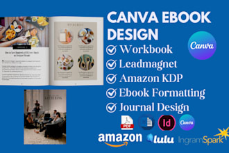 do canva ebook design lead magnet workbook journal ebook formatting amazon kdp
