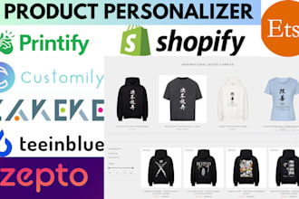 get product personalization setup on teeinblue customily 2d, 3d models on zakeke