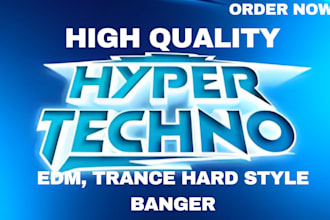 be your vocalist for edm techno hardstyle and trance music