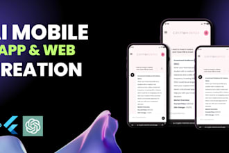 develop ai app, ai saas, ai website and ai bots