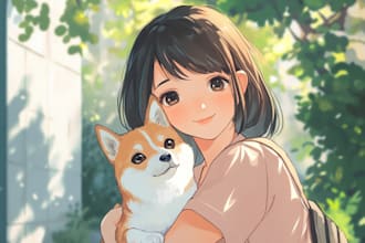 draw anime portrait or orginal character avatar for you pfp