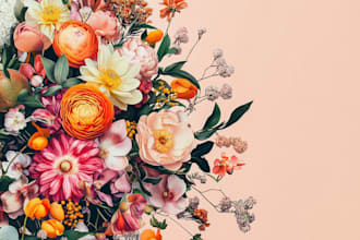 make a beautiful botanical or floral illustration