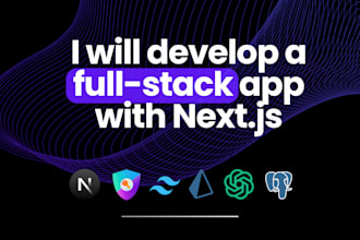provide fullstack web development with nextjs, prisma, postgresql
