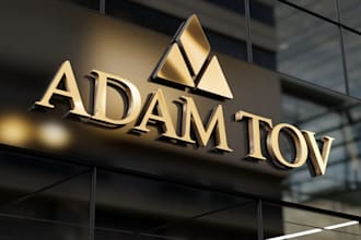 design a professional logo for you in 3d gold
