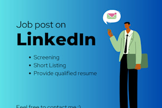 be posting jobs on linkedin to hire and recruit talent