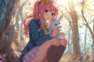 design live2d vtuber model character anime art illustration