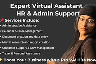 be your virtual assistant for HR and admin support