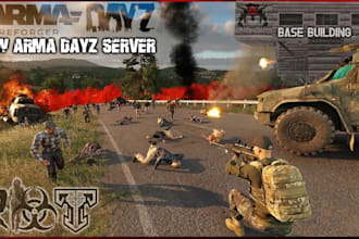 setup custom dayz server with arma3 reforger mods,scripts,dayz map,military