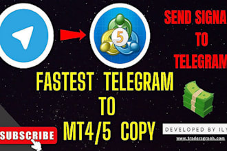 code a profitable telegram trade copier bot for you
