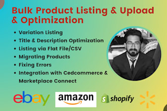 do bulk product listing shopify product upload, add products to amazon ebay etsy
