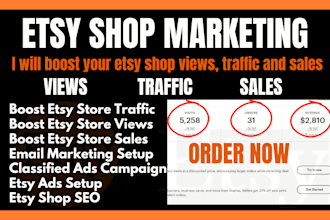 increase shopify etsy store pinterest rank traffic marketing sales promotion seo