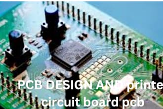 design pcb circuit, jlcpcb or pcbway pcb schematic printed circuit board pcb