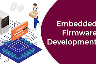 develop custom firmware and software for your embedded systems and iot projects