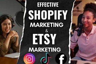 do shopify SEO, shopify marketing facebook ads to boost shopify etsy sales