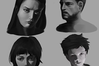 turn your photo into a stunning black and white portrait
