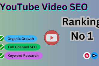 do youtube video seo on your channel for top ranking no 1