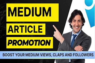 do promotion for your medium articles to boost your medium followers, reads