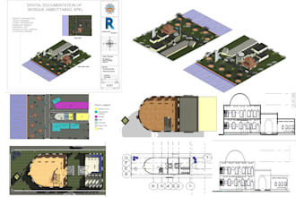create revit 3d model, sheets, family, legends, tags and annotations via