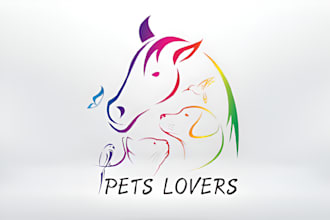 design your equestrian equine horse dog cat bird pet farm animal logo