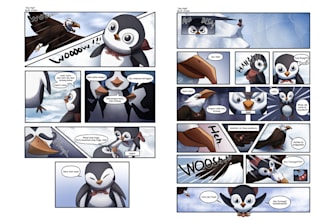 draw captivating fables illustrated in comic book