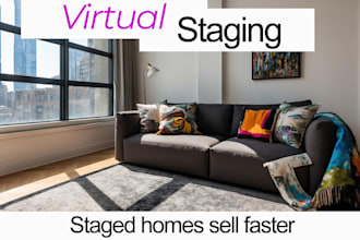 custom stage your photos for real estate and home marketing