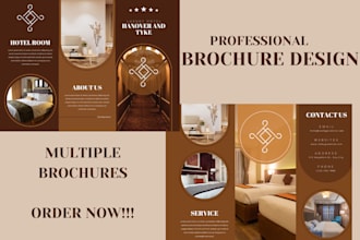 design a bifold, trifold brochure and catalog, church flyer and banner designs
