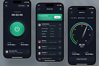 develop vpn app, vpn server, earning app, admob app, admin panel