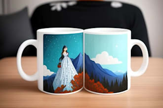 design an awesome custom mug design