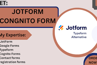 create jotform, google form, cognito form, typeform, online form, online survey