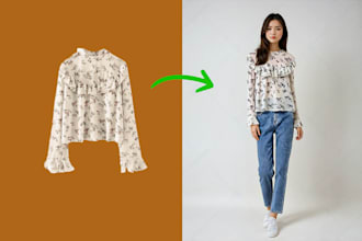 create a hyperrealistic ai model for clothes brand promotion