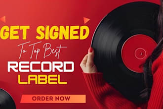 pitch and promote your music to top major record label for signing deal