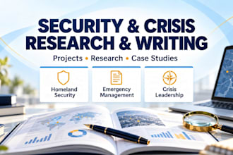 do homeland security projects, assigned, emergency management, crisis leadership