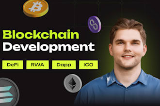 be blockchain developer for your defi, presale, rwa, ico, or dapp crypto project