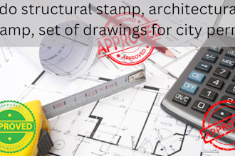 review and stamp florida, texas pe stamp architectural drawings for city