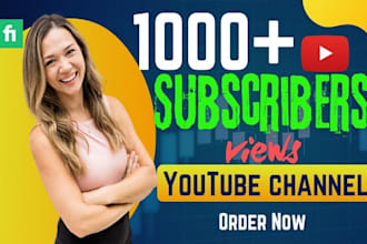 shoutout your youtube channel to 1m active audience and grow more subs