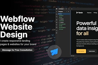 design a responsive webflow website for your brand