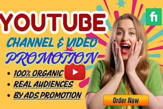 promote your youtube channel organically and shoutout to 1k active subscribers