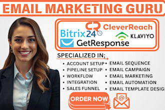 setup emma cleverreach getresponse automation klaviyo email marketing campaigns