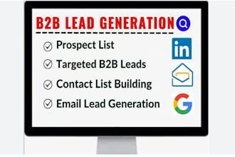 do b2b lead generation, email list and business contact list building