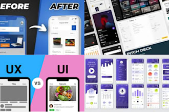 do responsive UI UX design for websites, dashboards, and mobile app using figma