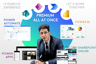 develop power automate, power apps, and power bi projects