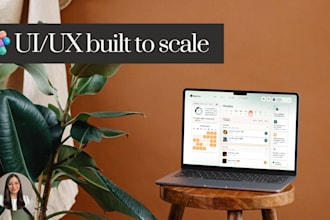 ui UX design for your webapp, or landing page in figma