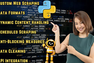 do python web scraping bot, product scraping bot, web automation, monitor bot