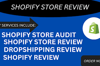 audit review your shopify dropshipping store for better conversions