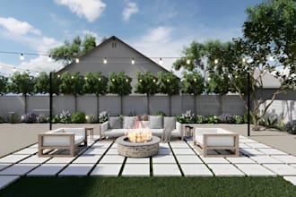 design small space and urban backyard landscapes for modern homes